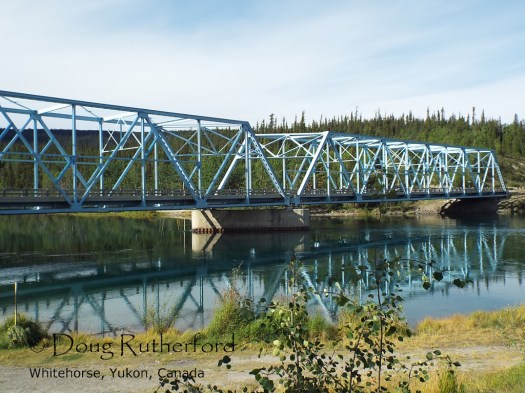 Yukon River Bridge, near the rest area west of Whitehorse.