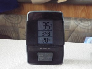 Yes, the sending unit is in the shade.