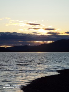 Nice sunset looking north.